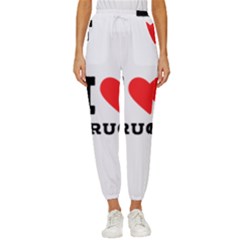 I Love Bruce Women s Cropped Drawstring Pants by ilovewhateva