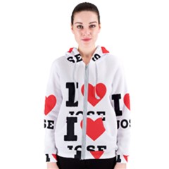 I Love Jose Women s Zipper Hoodie by ilovewhateva