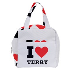 I Love Terry  Boxy Hand Bag by ilovewhateva