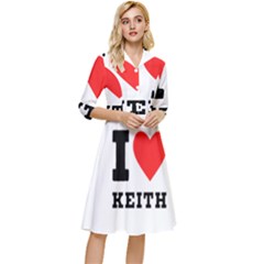 I Love Keith Classy Knee Length Dress by ilovewhateva