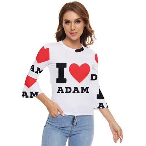 I Love Adam  Bell Sleeve Top by ilovewhateva