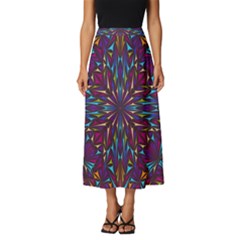 Kaleidoscope Classic Midi Chiffon Skirt by nateshop