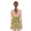 Olive Green Spatula Spoon Pattern Halter Dress Swimsuit  View2