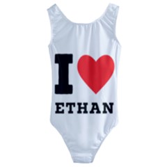 I Love Ethan Kids  Cut-out Back One Piece Swimsuit by ilovewhateva