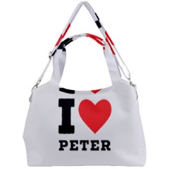 I Love Peter Double Compartment Shoulder Bag by ilovewhateva