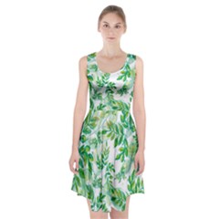 Leaves-37 Racerback Midi Dress by nateshop