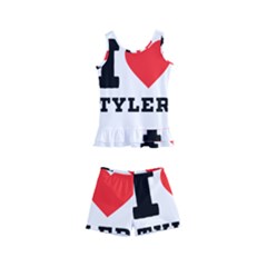 I Love Tyler Kids  Boyleg Swimsuit by ilovewhateva