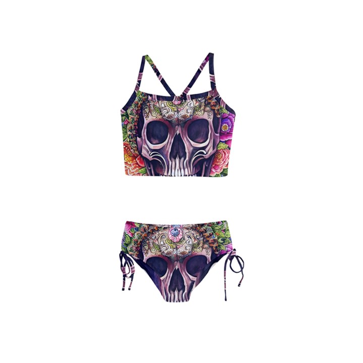 Bone Cute Girls  Tankini Swimsuit