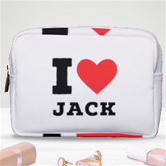 I Love Jack Make Up Pouch (medium) by ilovewhateva