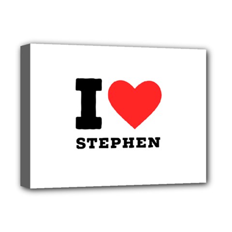 I Love Stephen Deluxe Canvas 16  X 12  (stretched)  by ilovewhateva