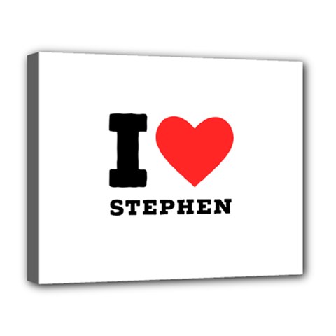 I Love Stephen Deluxe Canvas 20  X 16  (stretched) by ilovewhateva