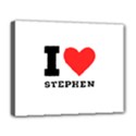 I love stephen Deluxe Canvas 20  x 16  (Stretched) View1