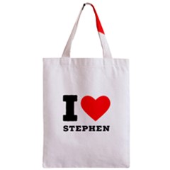 I Love Stephen Zipper Classic Tote Bag by ilovewhateva