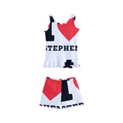 I Love Stephen Kids  Boyleg Swimsuit by ilovewhateva