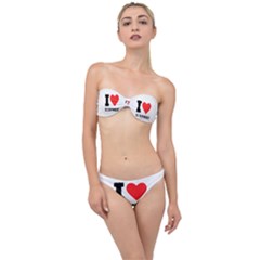 I Love Stephen Classic Bandeau Bikini Set by ilovewhateva