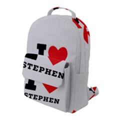 I Love Stephen Flap Pocket Backpack (large) by ilovewhateva