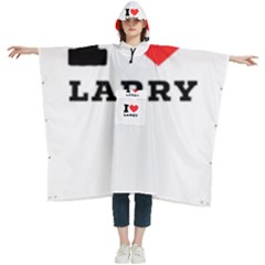 I Love Larry Women s Hooded Rain Ponchos by ilovewhateva