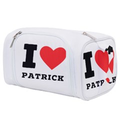 I Love Patrick  Toiletries Pouch by ilovewhateva