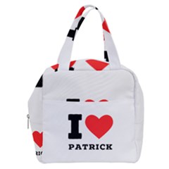 I Love Patrick  Boxy Hand Bag by ilovewhateva