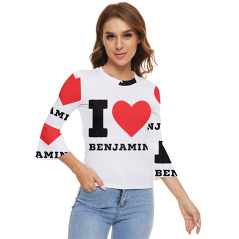 I Love Benjamin Bell Sleeve Top by ilovewhateva