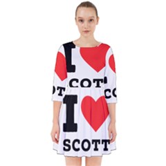 I Love Scott Smock Dress by ilovewhateva