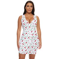 Cherries Draped Bodycon Dress by nateshop