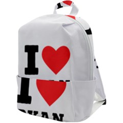 I Love Ryan Zip Up Backpack by ilovewhateva