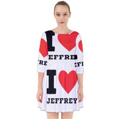 I Love Jeffrey Smock Dress by ilovewhateva