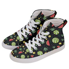 Watermelon Berries Patterns Pattern Women s Hi-top Skate Sneakers by Semog4