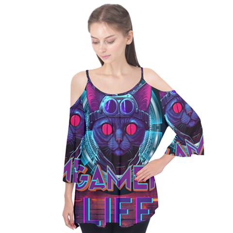 Gamer Life Flutter Tees by minxprints