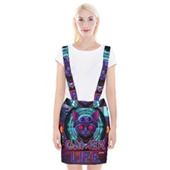 Gamer Life Braces Suspender Skirt by minxprints