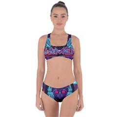 Gamer Life Criss Cross Bikini Set by minxprints