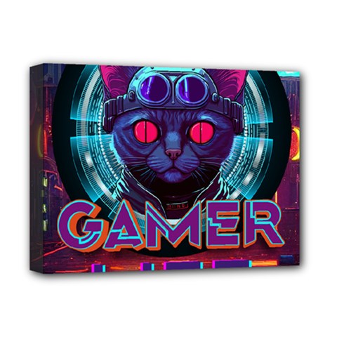 Gamer Life Deluxe Canvas 16  X 12  (stretched)  by minxprints