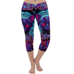 Gamer Life Capri Yoga Leggings by minxprints