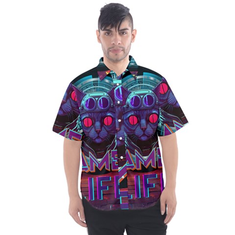 Gamer Life Men s Short Sleeve Shirt by minxprints