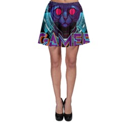 Gamer Life Skater Skirt by minxprints