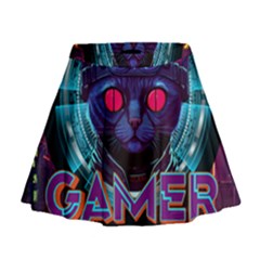 Gamer Life Mini Flare Skirt by minxprints