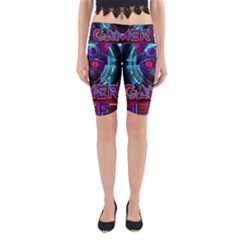 Gamer Life Yoga Cropped Leggings by minxprints