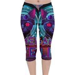 Gamer Life Velvet Capri Leggings  by minxprints