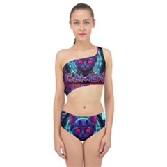 Gamer Life Spliced Up Two Piece Swimsuit by minxprints