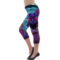 Gamer Life Lightweight Velour Capri Leggings  View3