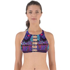 Gamer Life Perfectly Cut Out Bikini Top by minxprints