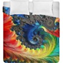 Colorful Digital Art Fractal Design Duvet Cover Double Side (King Size) View2