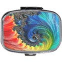 Colorful Digital Art Fractal Design Mini Square Pill Box View1