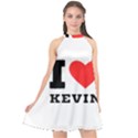 I love kevin Halter Neckline Chiffon Dress  View1