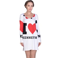 I Love Kenneth Long Sleeve Nightdress by ilovewhateva