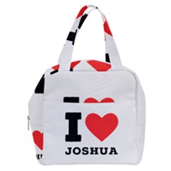 I Love Joshua Boxy Hand Bag by ilovewhateva