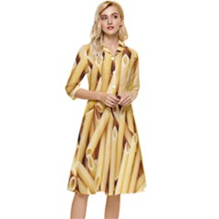 Pasta-79 Classy Knee Length Dress by nateshop