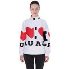 I Love Paul Women s High Neck Windbreaker by ilovewhateva