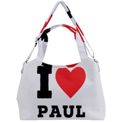 I Love Paul Double Compartment Shoulder Bag by ilovewhateva